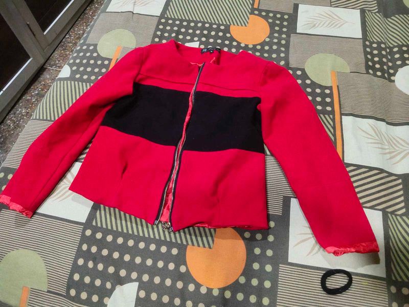 Women Imported Winter Zipper Sweatshirt
