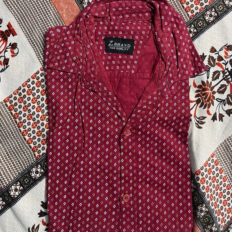 Z Brand Maroon Shirt