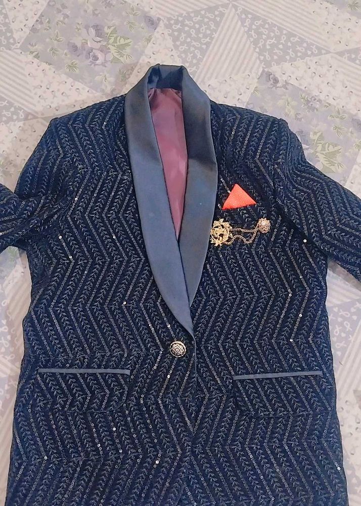 Sparkling boy Ethnic 3 in 1 Suit