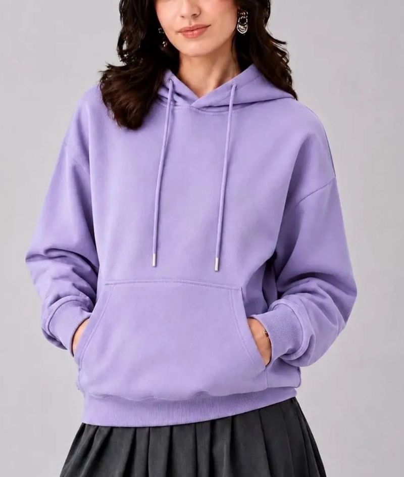 Lavendar Oversized Hoodie