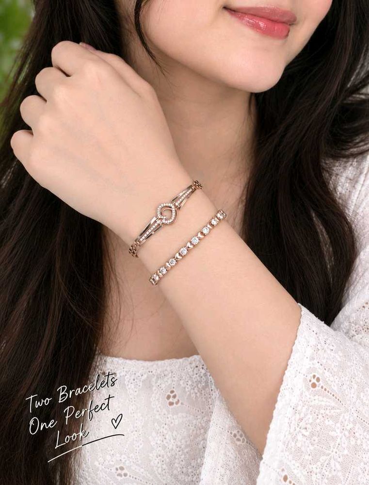 Rose Gold Tone Bracelet Set
