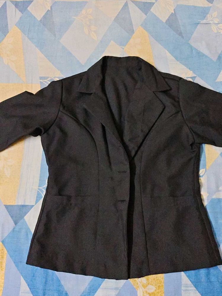 women Chic Black Blazer