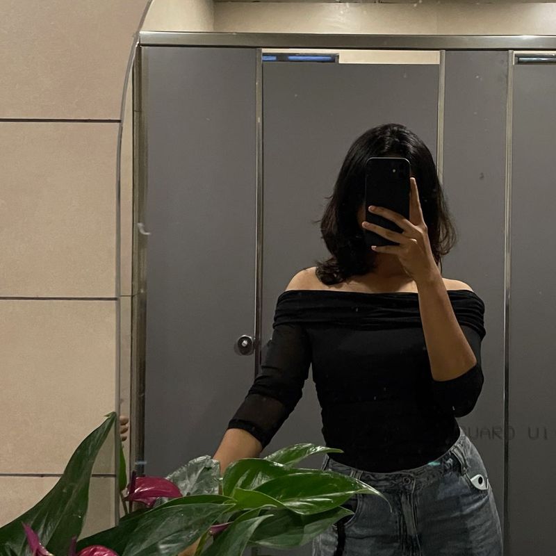 Chic Black Off-Shoulder Top