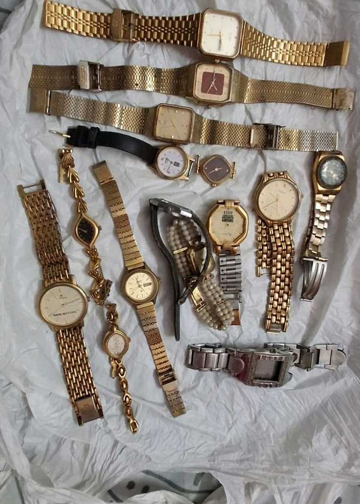Collection of Gold Tone Watches