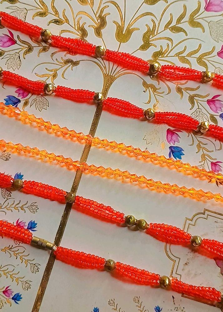Three Small Beads Mala / Necklace