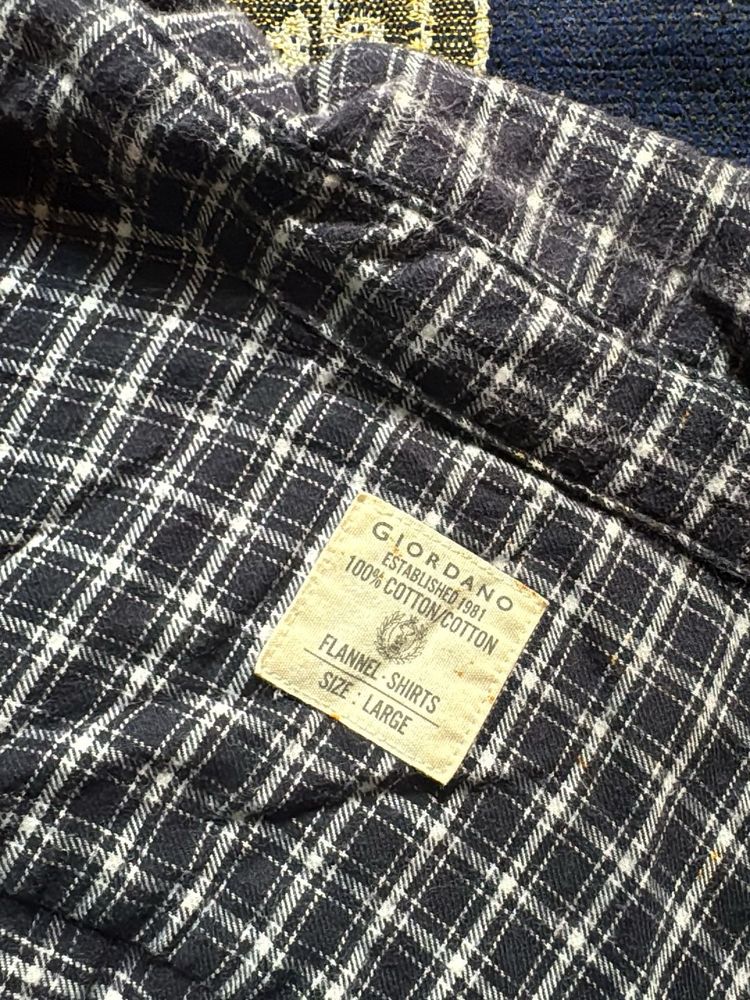 Giordano Flannel Check Shirt
