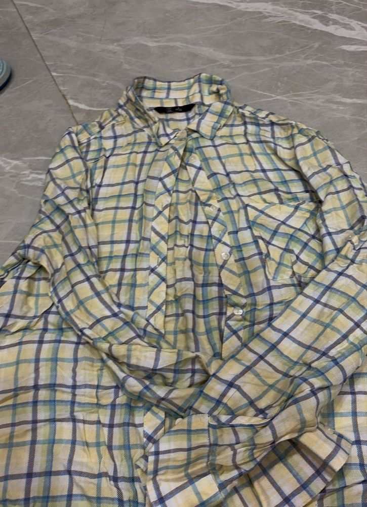 women’s Plaid Casual Shirt