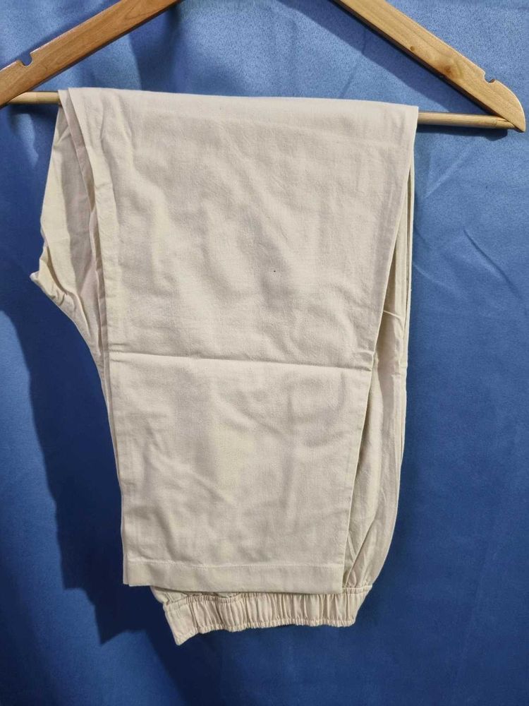 uniqlo Casual Beige Cotton Pants