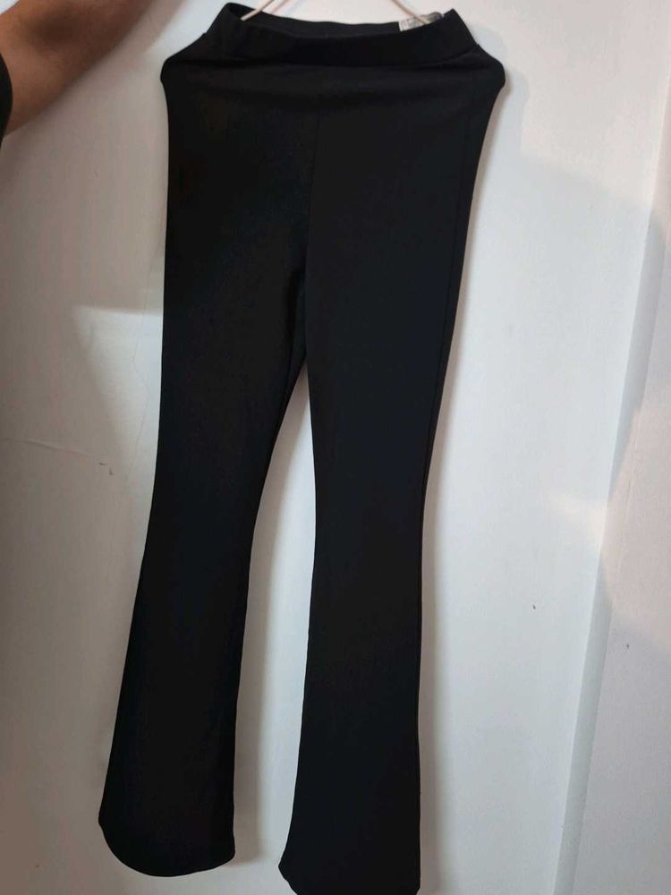 Black Flared Pants