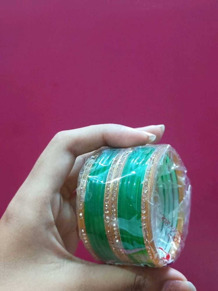 Set of Green Bangles