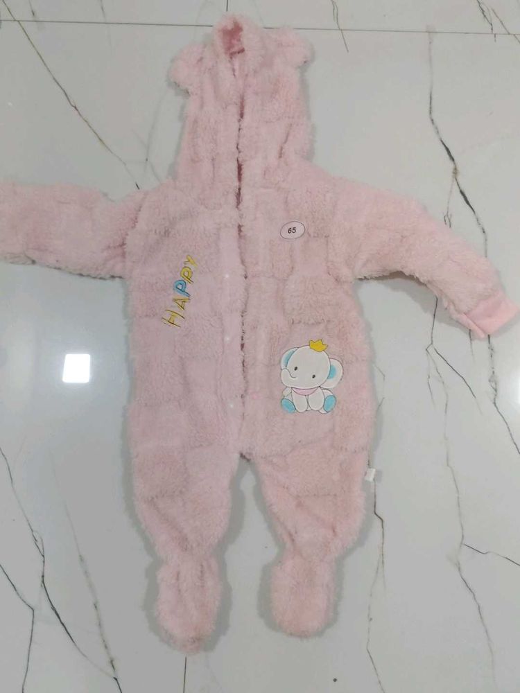 Cute Pink Baby Jumpsuit