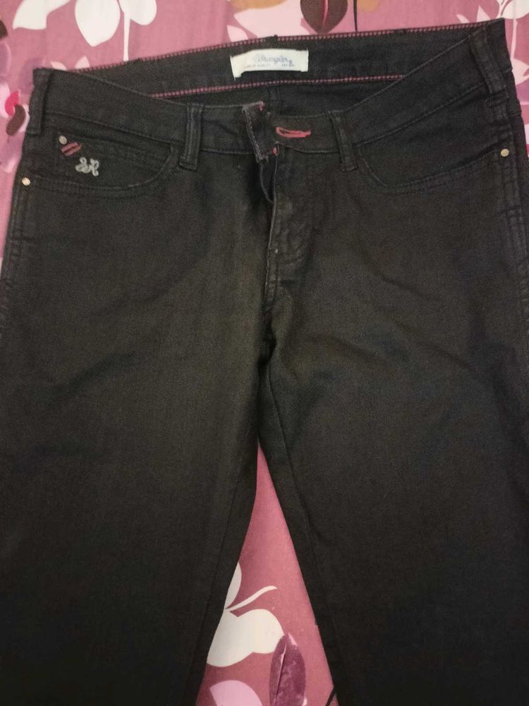 Women's Jet Black  Soft Jeans