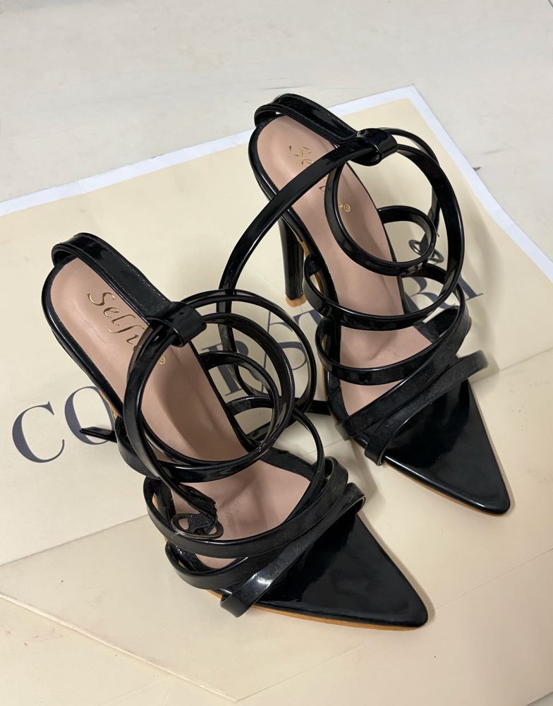 Strappy Stiletto Heels