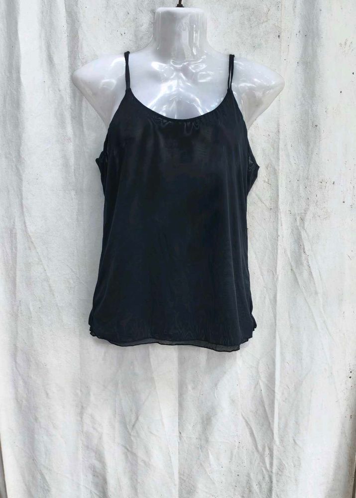 33209. Black Spaghetti Strap Cami Top