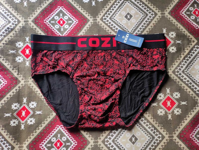 COZI Luxury Red Men's Briefs