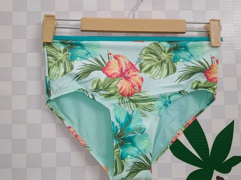 1300 Floral Print Bikini Bottom
