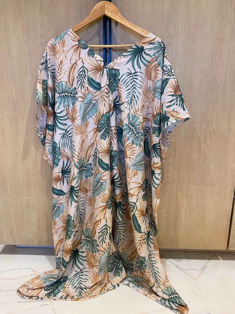 🦚😍Tropical Print Kaftan (COMPLETELY NEW) Dress