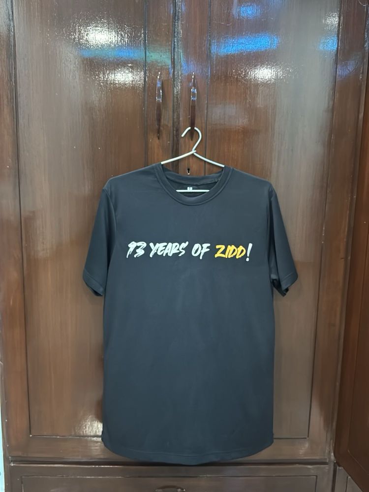 Black "13 Years of Zidd" Graphic T-Shirt