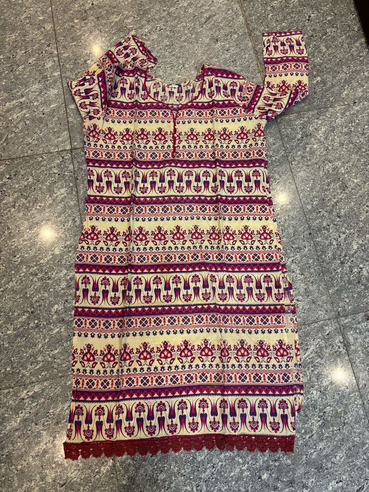 Ethnic Print Kurta