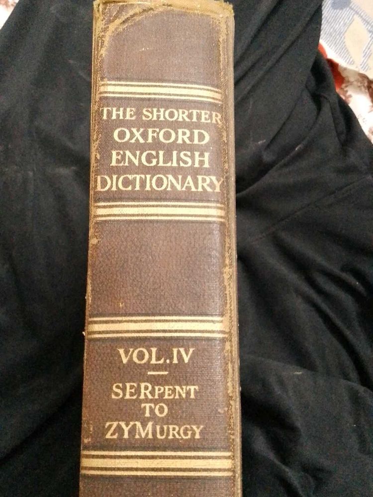 The Shorter Oxford English Dictionary Vol. IV