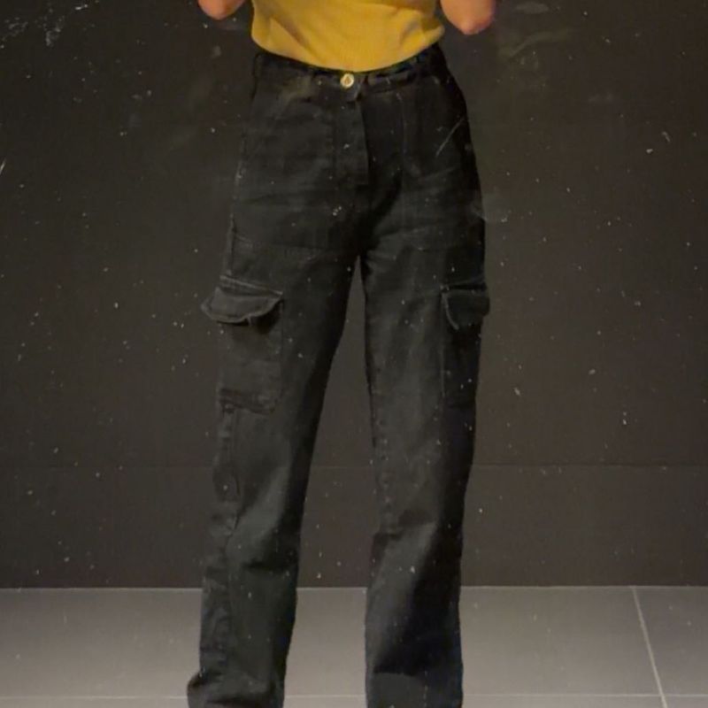 Black Cargo Pants