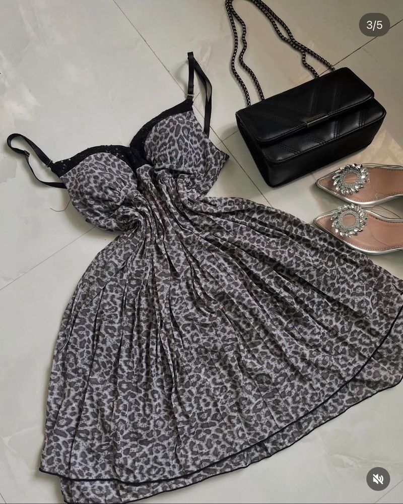 Leopard Print Mini Dress