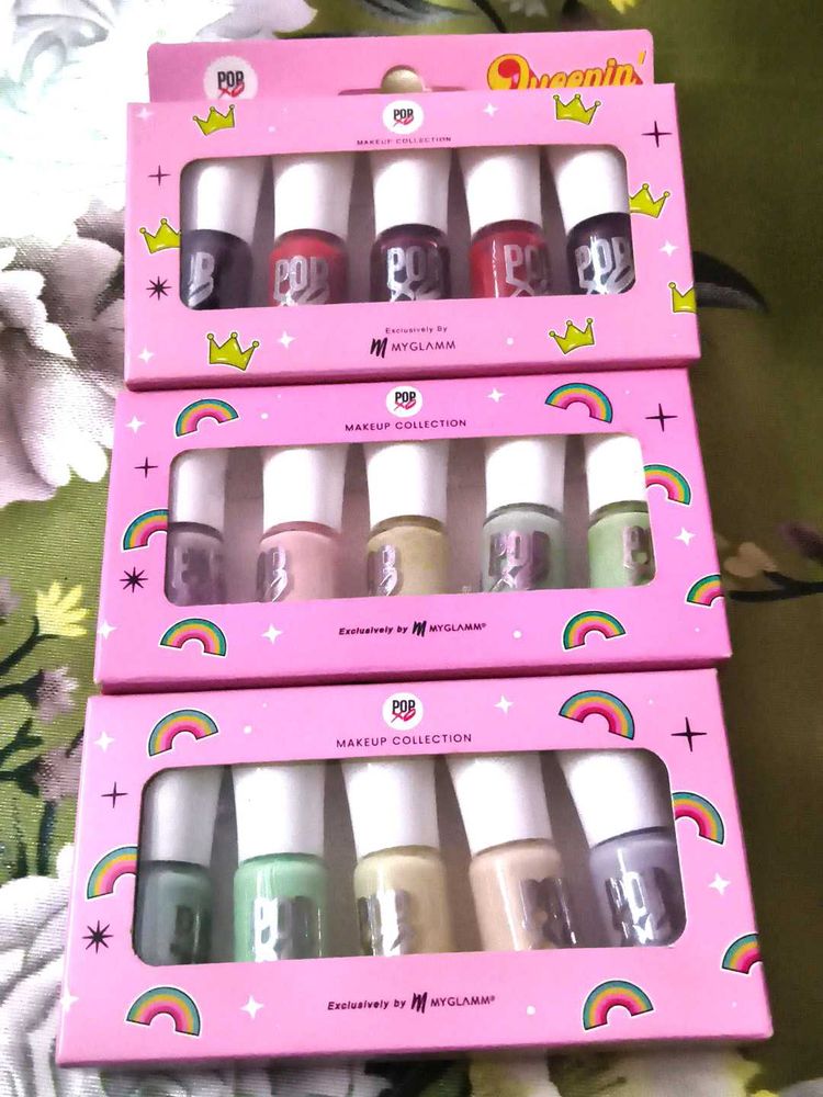 MyGlamm POP Nail Polish Collection set of 3