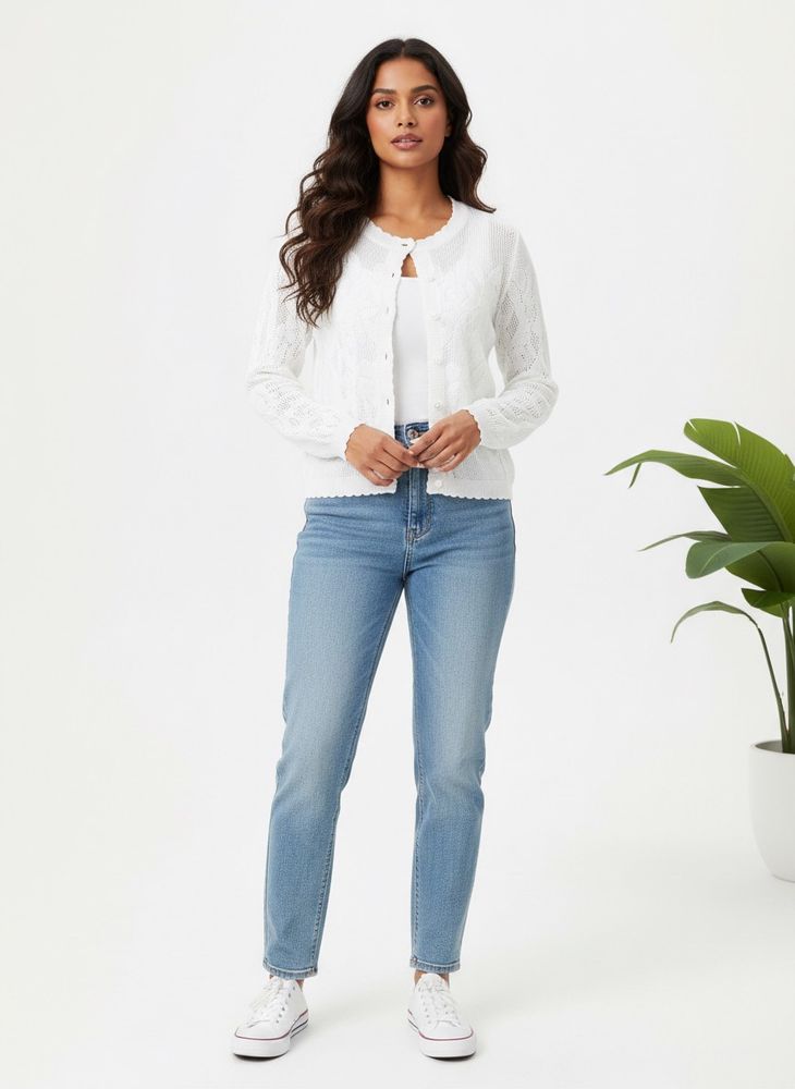 White Knit Sweater
