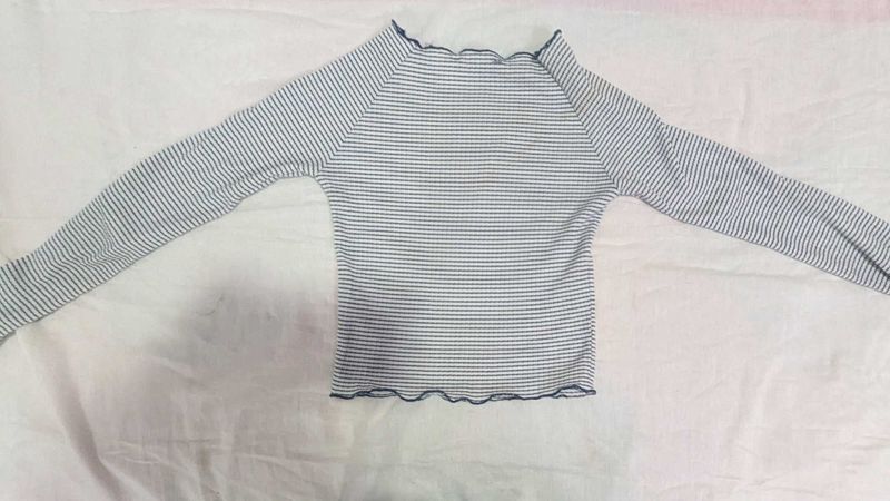 Striped Long Sleeve Top