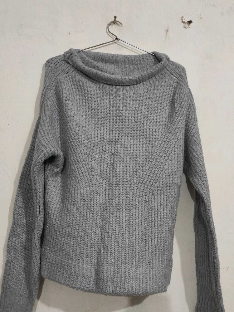 blue Knit t-shirt