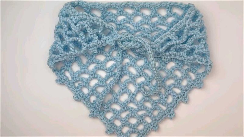 crochet handmade bandana