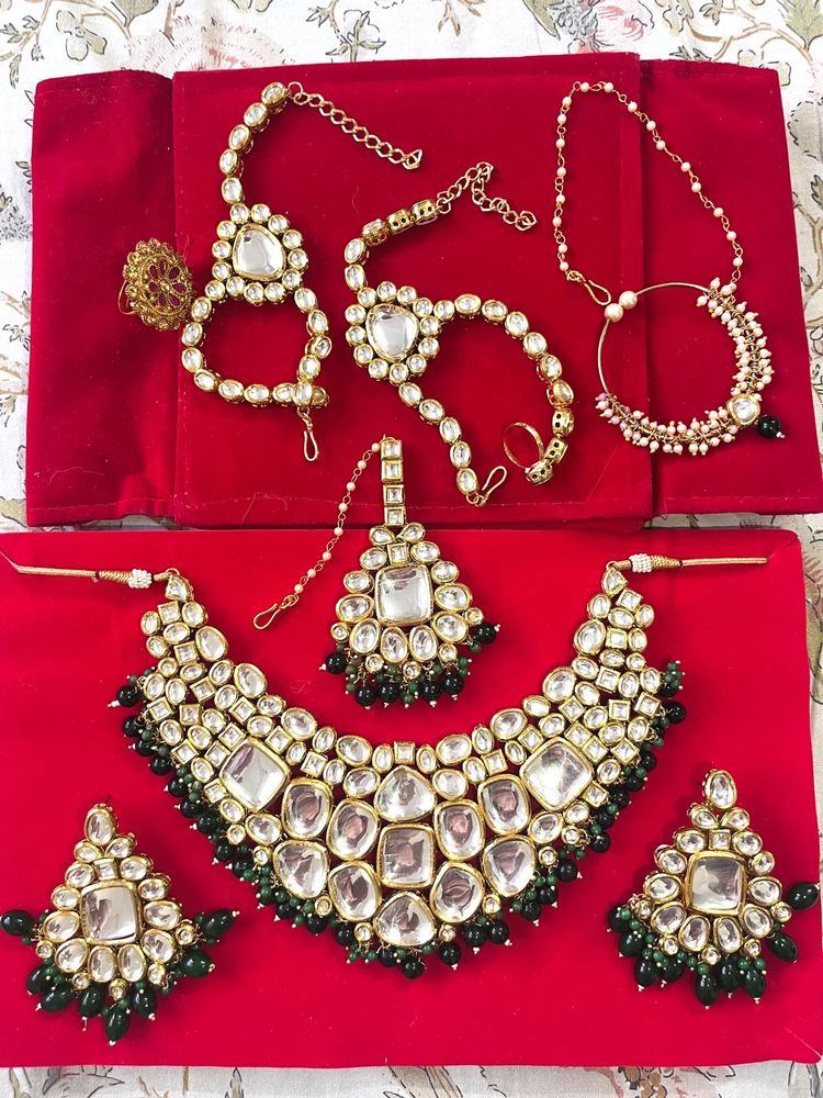 Exquisite Kundan Polki with Meenakari Jewellery Se