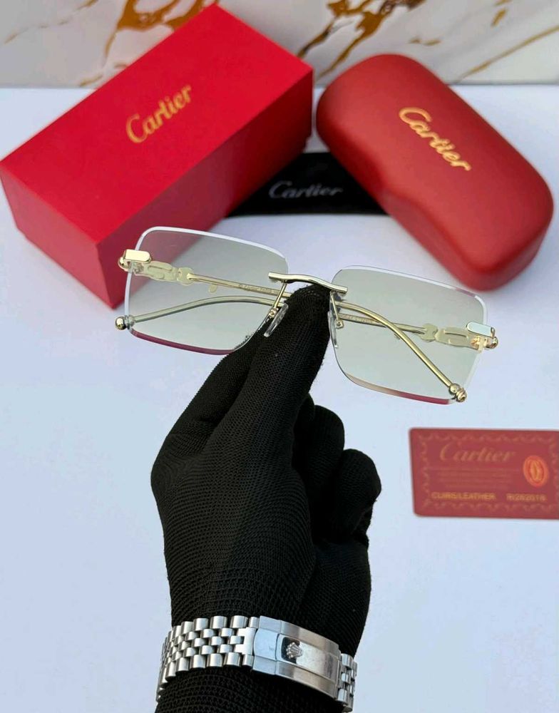 Cartier Rimless  sunglasses premium stock