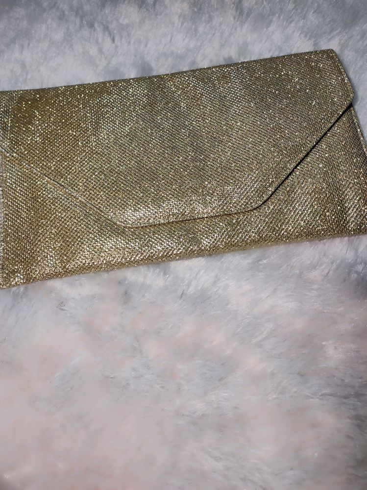 Golden Party Clutch