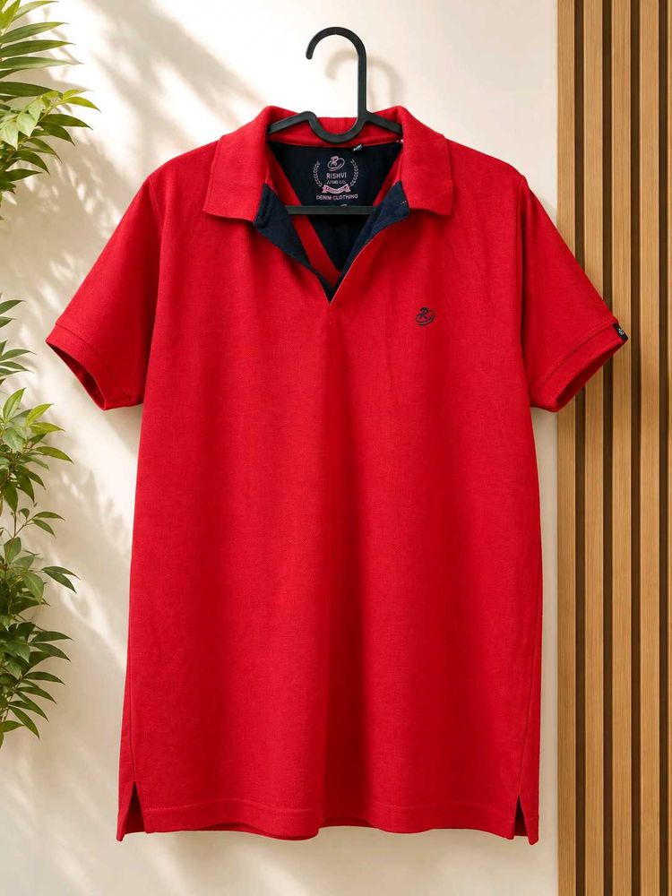 Men's Red Polo T-Shirt
