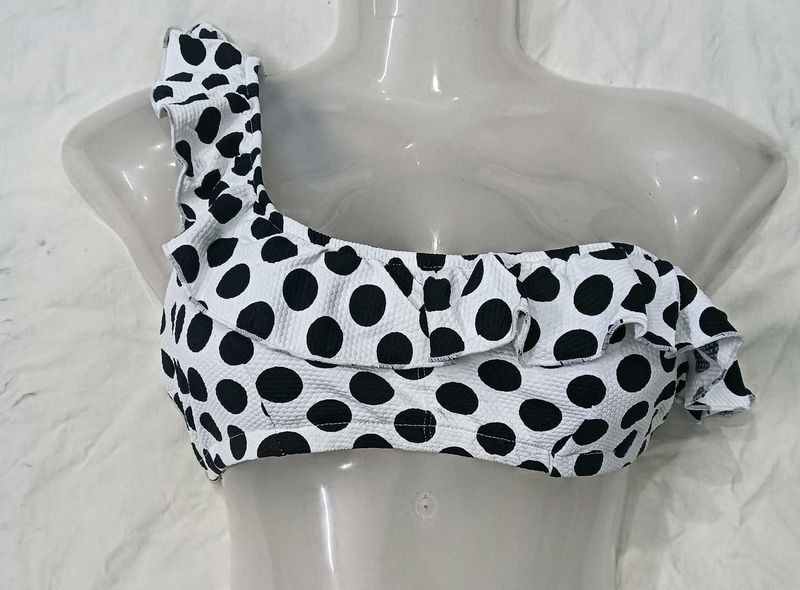 Polka Dot🖤 Bikini Top