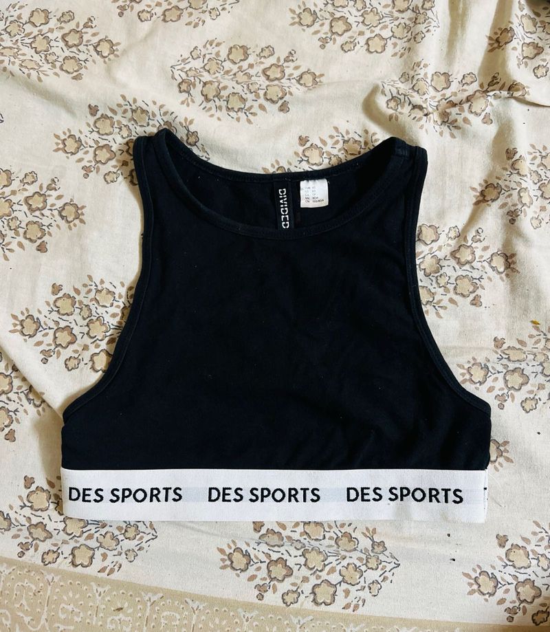 H&amp;m sports crop top