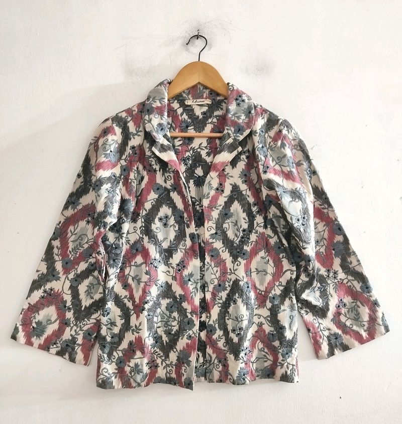 Multi Colour Embroidery Blazer