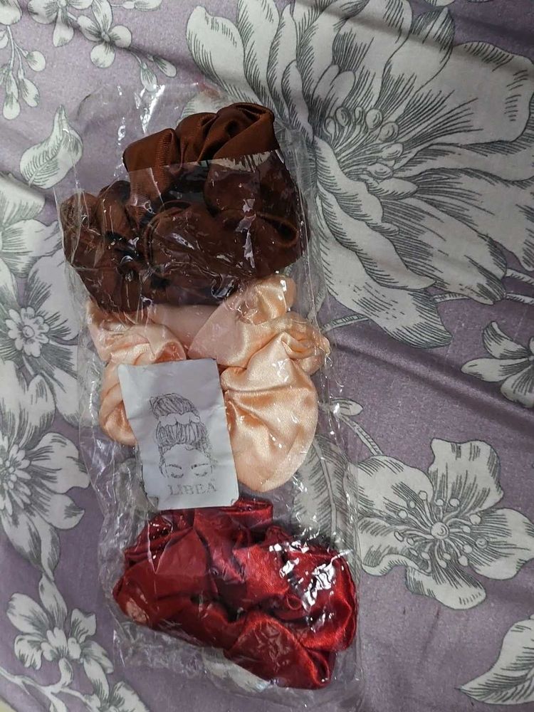 Satin Scrunchies Set (3 pcs)