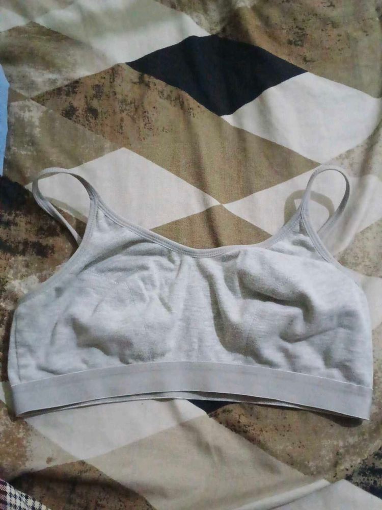 Non padded bra.