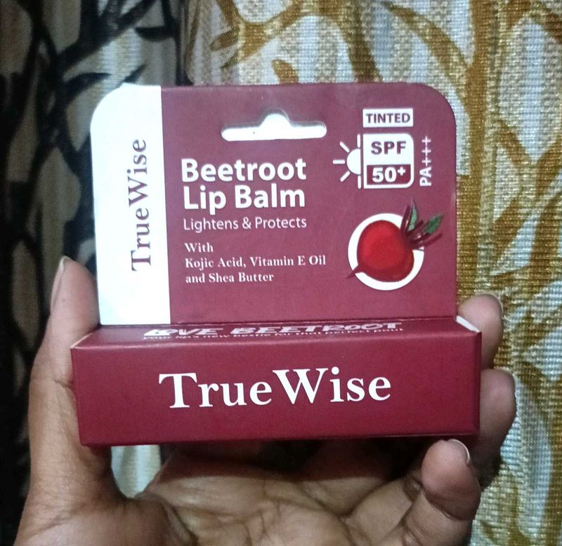 True Wise Beetroot Tinted Lip Balm SPF 50+
