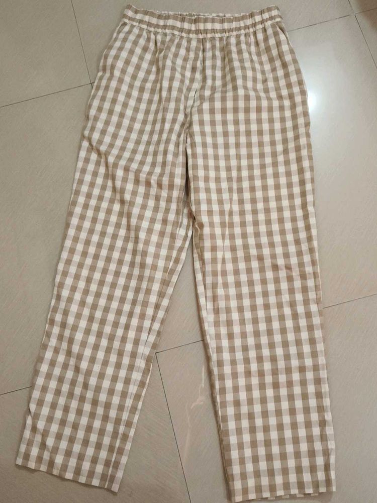 Cute Gingham Checkered Pants