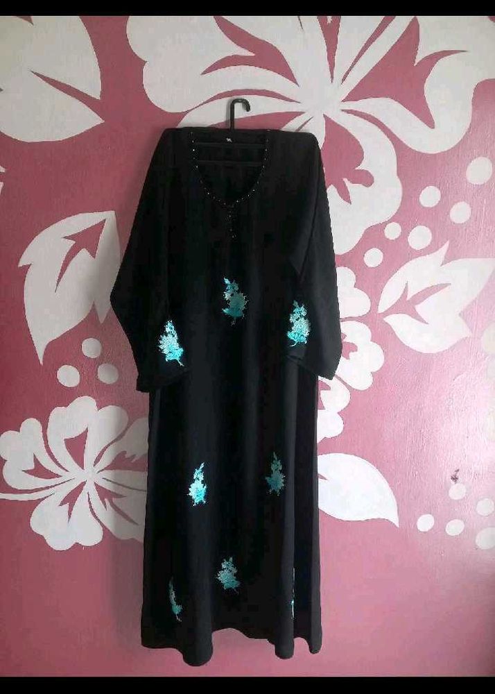 Tulip 🌷 Pattern Abaya With Shawl