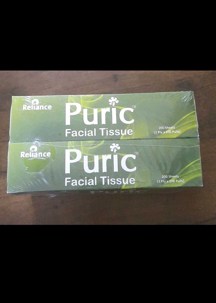 2 Facial Tissues And  2Napkin Packs