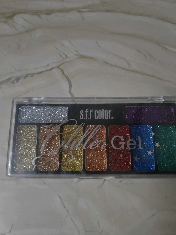 SFR Color Glitter Gel Palette