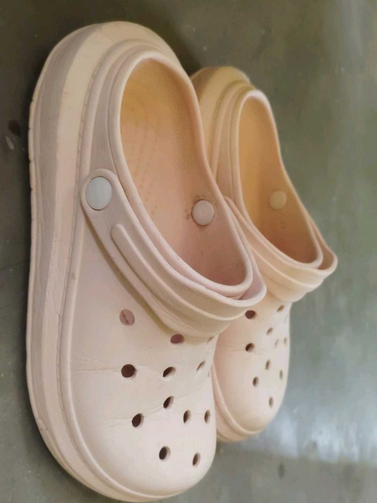 Comfortable Beige Clogs