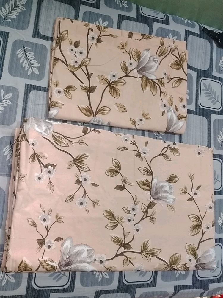 Double Size Bedsheet With 2 Pillow Cover