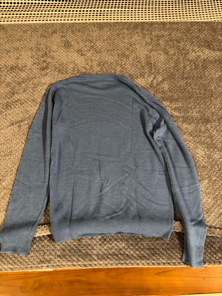 Blue Knit Sweater