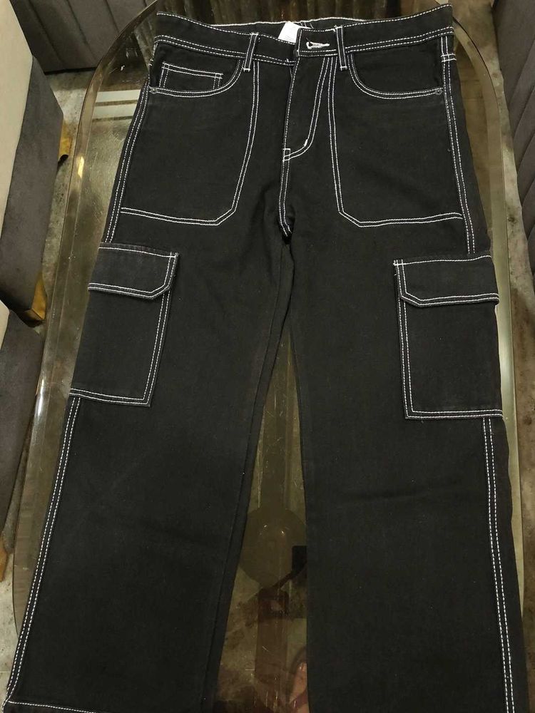 Black Cargo Pants