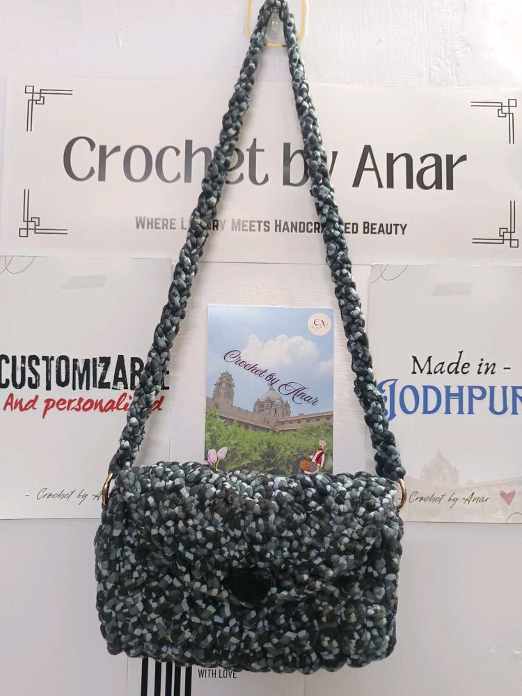 Crochet sling bag ❣️